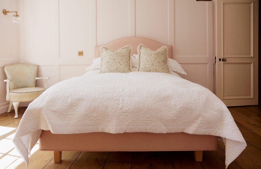 josieldn and charlieirons fashion mumble Guest Bedroom Pink Design Vispring Bed