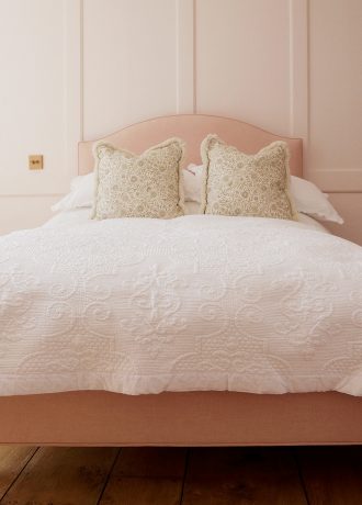 josieldn and charlieirons fashion mumble Guest Bedroom Pink Design Vispring Bed
